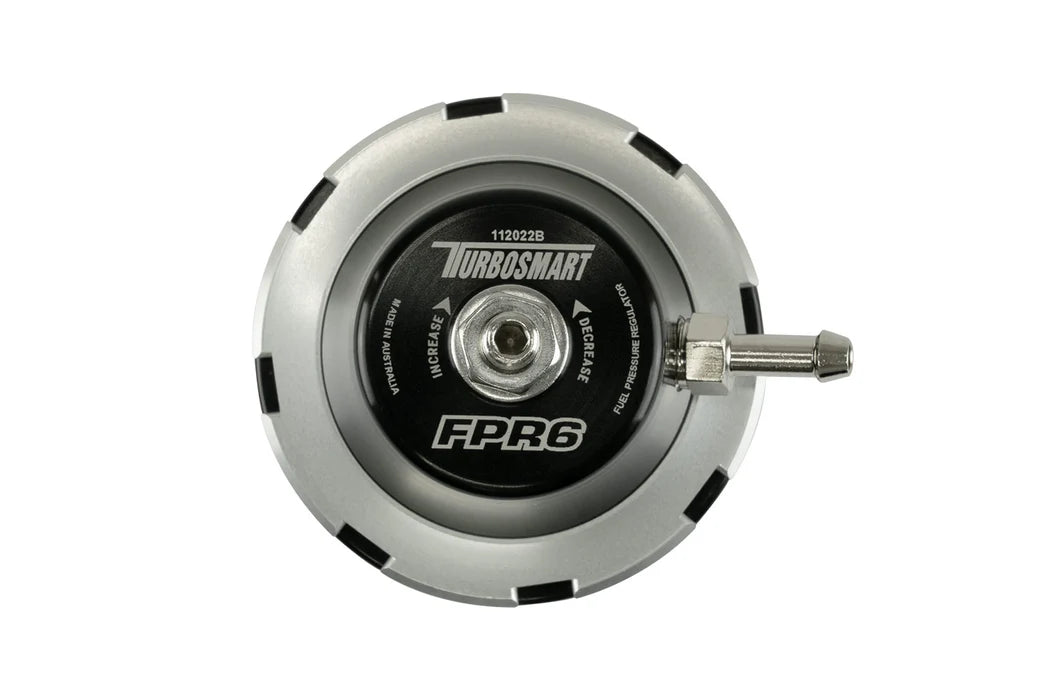 Turbosmart - FPR6 Black Fuel Pressure Regulator - 6AN