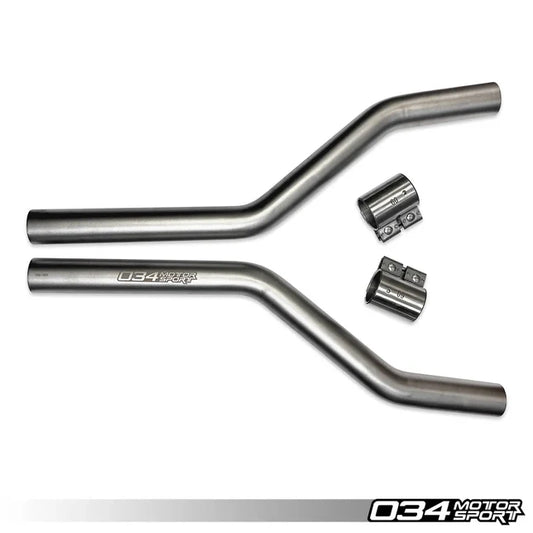 034 Motorsport - Res-X Front Resonator Delete - Audi B9 S4/S5 3.0TFSI