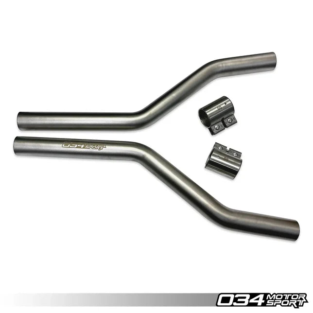 034 Motorsport - Res-X Front Resonator Delete - Audi B9 S4/S5 3.0TFSI